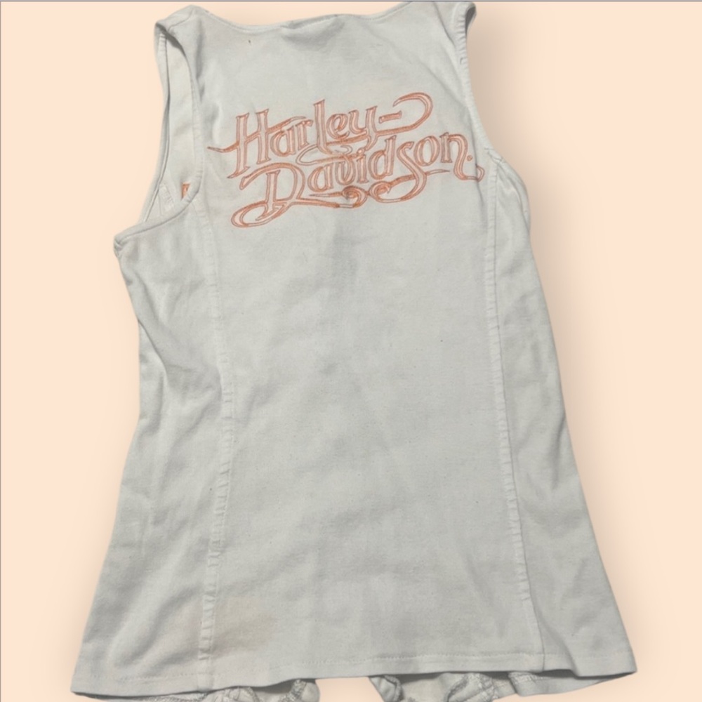 Y2K Women’s Harley Davidson Pro-Team Snap Tank VF Imagewear